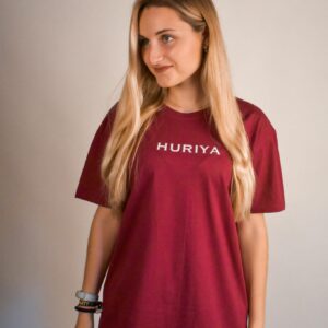 Camiseta HURIYA Burdeos